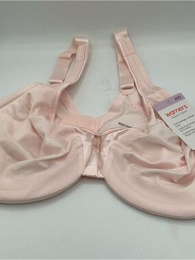 Warner's Soft Light Pink Full-Coverage Comfort Bra size 40D NWT